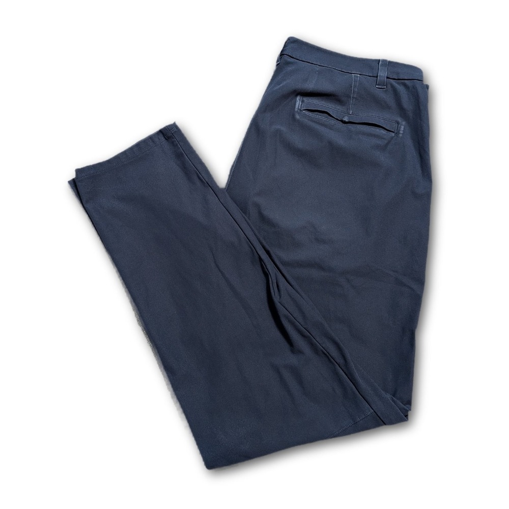 Lululemon Mens Pants ABC Navy Blue 36x32 Warpstreme Athletic Size Stretch Chino